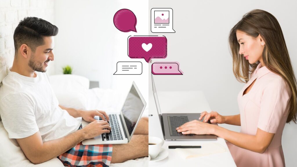 chatting online