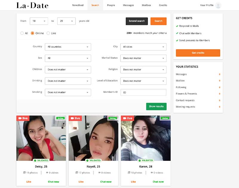 la-date extended search