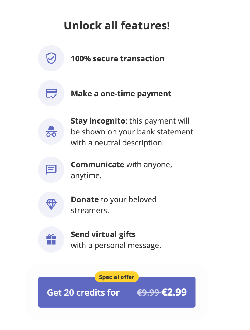 TalkLiv Pricing