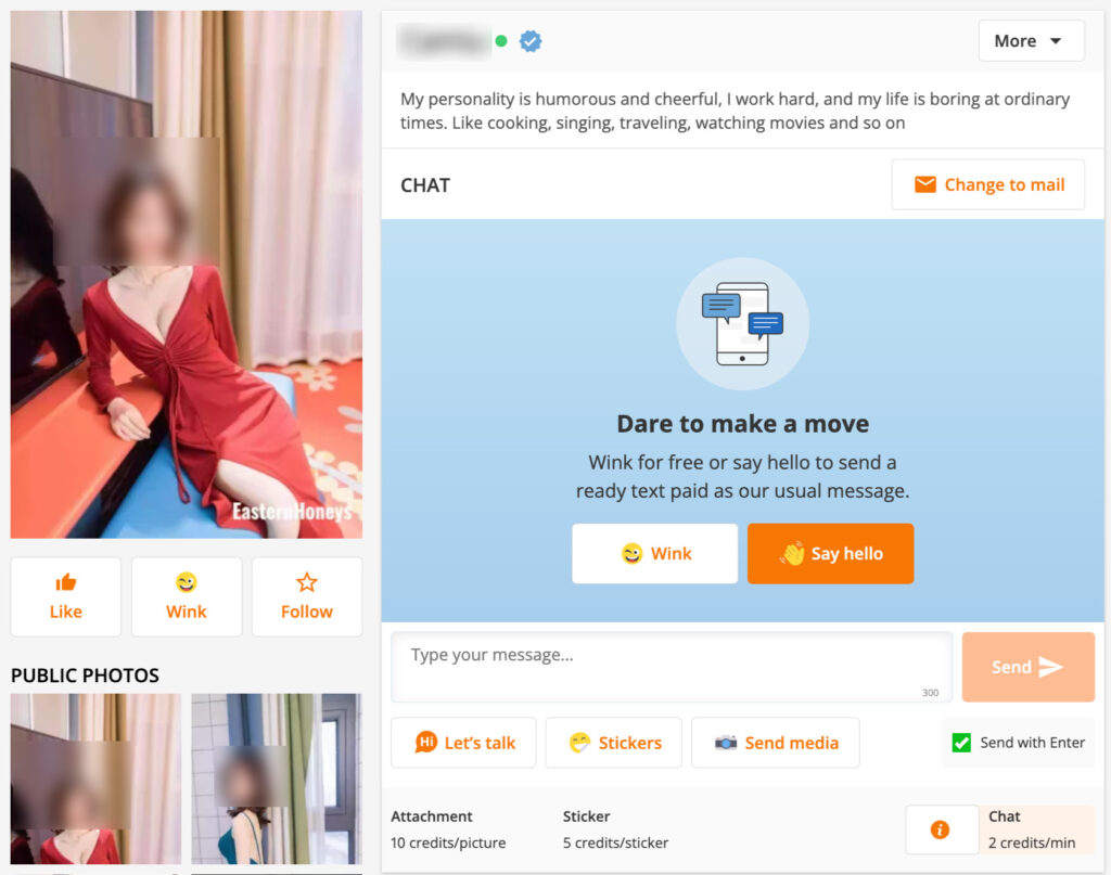 EasternHoneys's profile