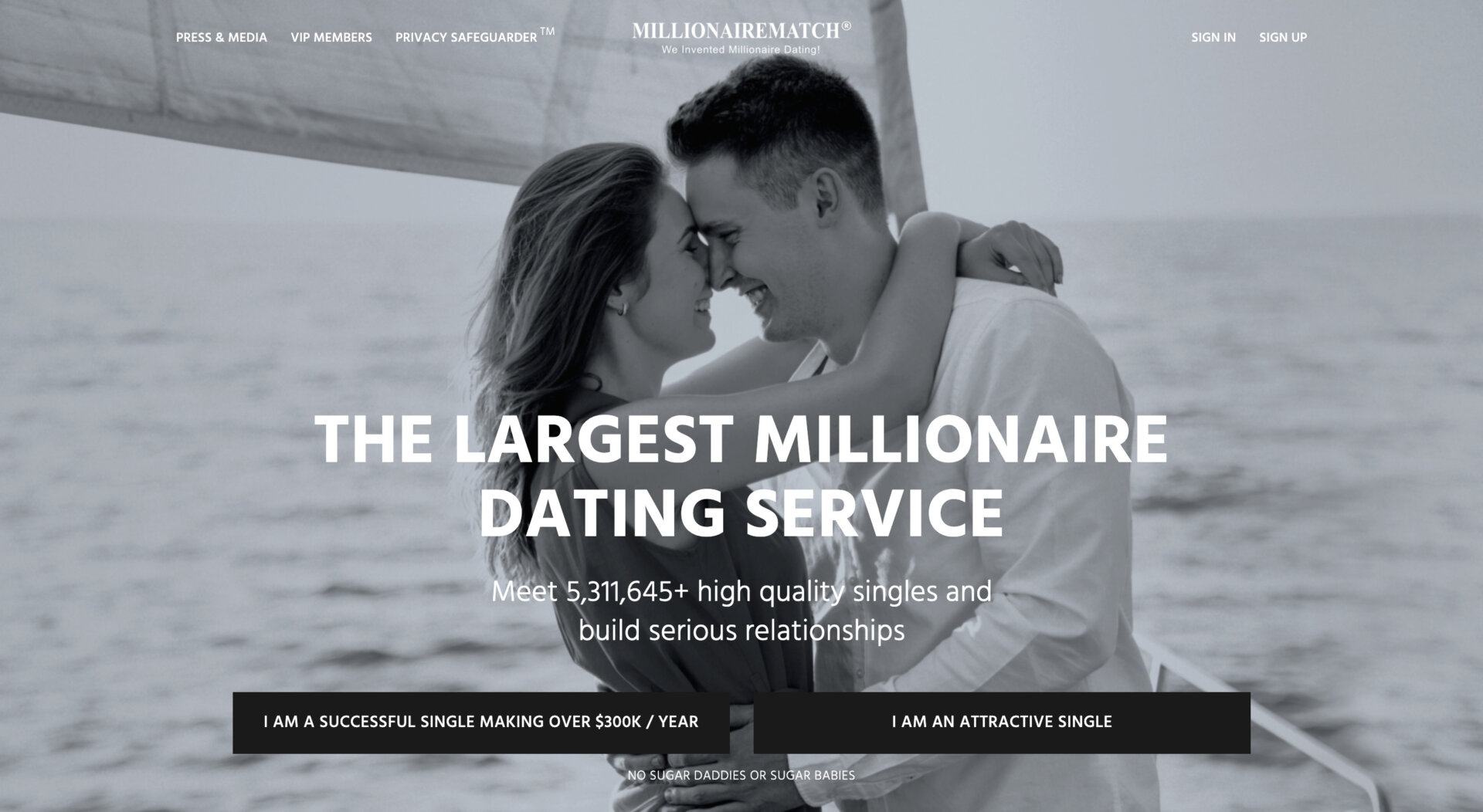Millionaire Match wealthy dating app