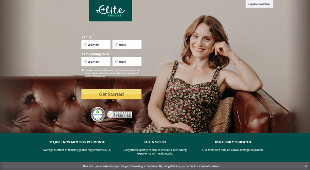 EliteSingles site