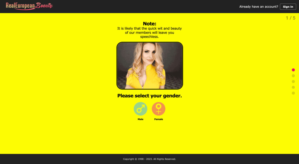 RealEuropeanBeauty Site