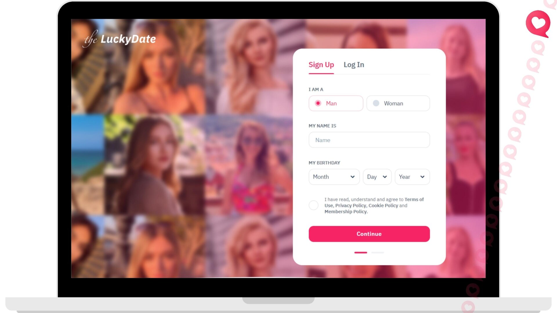 TheLuckyDate - Ukrainian Dating Site